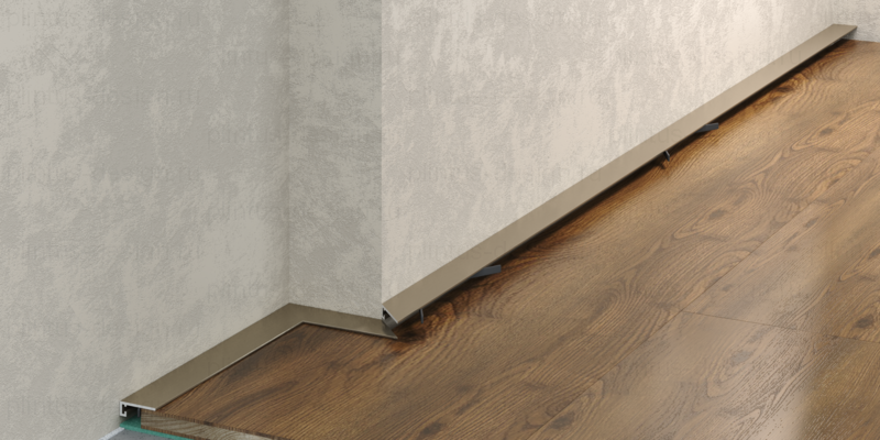 Микроплинтус Micro 15 Classic Laconistiq светлое золото