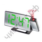 Часы  эл. сетев. VST896-4 зеленый настол проекционные (без блока)