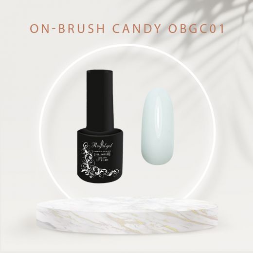 Гель Royal-gel "ON-BRUSH CANDY"  OBGC01.