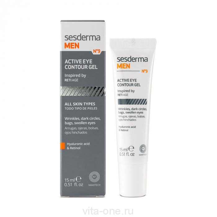 SESDERMA MEN Eye contour gel – Гель для век, Sesderma (Сесдерма) 15 мл