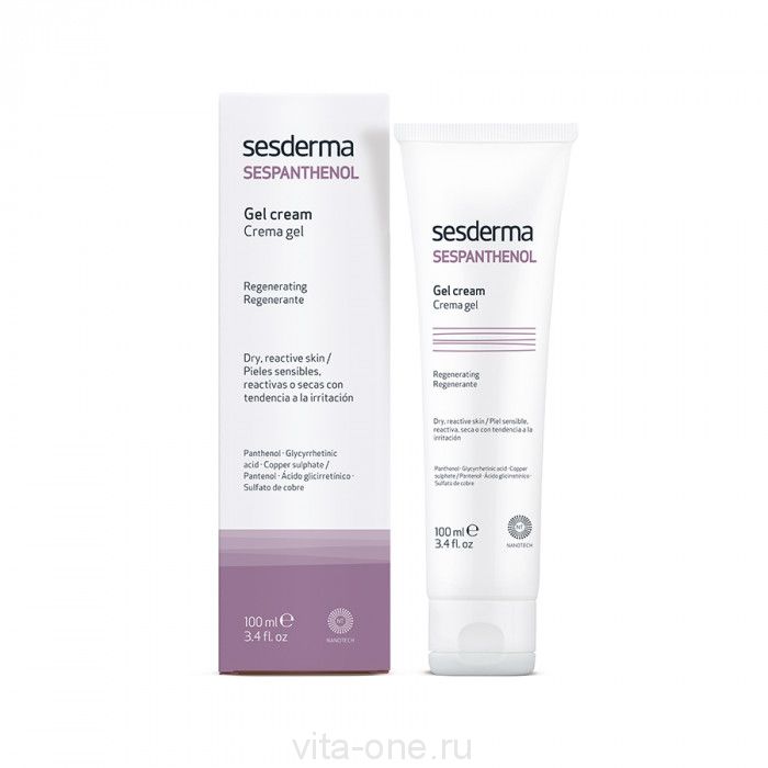 SESPANTHENOL Gel cream – Крем-гель восстанавливающий Sesderma (Сесдерма) 100 мл