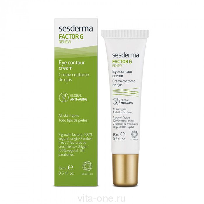 FACTOR G RENEW Eye contour cream – Крем-контур для зоны вокруг глаз Sesderma (Сесдерма) 15 мл