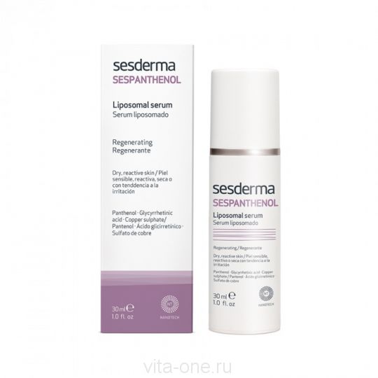 SESPANTHENOL Serum – Сыворотка липосомальная восстанавливающая Sesderma (Сесдерма) 30 мл