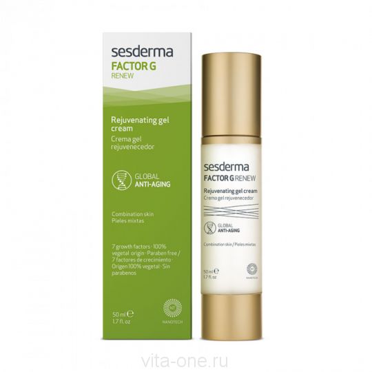 FACTOR G RENEW Rejuvenating gel cream – Крем-гель омолаживающий Sesderma (Сесдерма) 50 мл