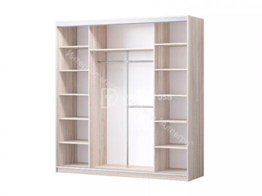 Шкаф-купе "Альянс 3" Графит (Регион 058)