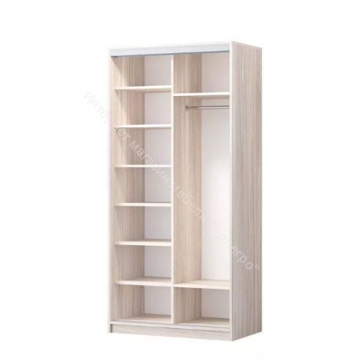 Шкаф купе "Альянс" 1.0 Дуб крафт золотой/Графит (Регион 058)