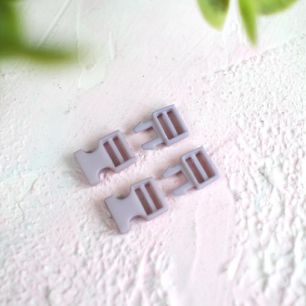 Застежка-фастекс мини 10*8 мм. (набор из 5 шт.), серый