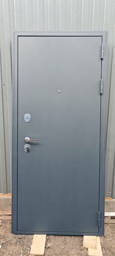 Дверь Входная РЕКС Спартак Серый Муар ФЛ 117 Сандал светлый