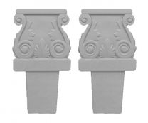 Вкапываемая скамейка без спинки №6