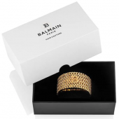 Balmain Hair Couture Заколка-клип золотая большая цепь Limited Edition Pont des Arts Hair Clip Large FW22