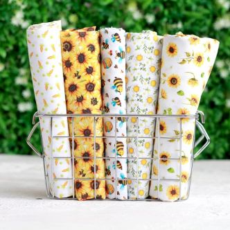 Пчелы на подсолнухах