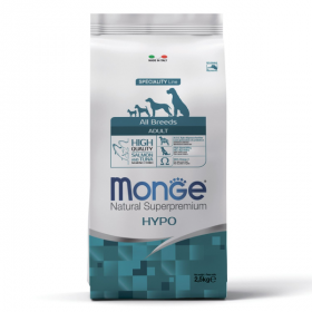 Сухой корм для собак Monge Speciality Line Hypo гипоаллергенный из лосося с тунцом