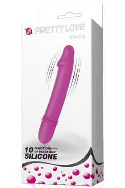 Мини-вибратор Baile Pretty Love Emily фиолетовый, 12,7*2,5 см