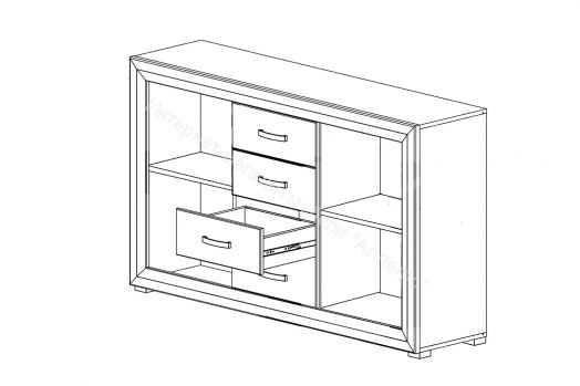 Тумба MALTA (Мальта) B136-KOM2D4S