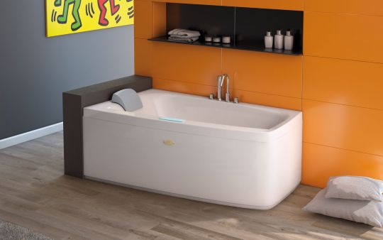 Гидромассажная ванна Jacuzzi Folia ассиметричная 150x90 схема 6