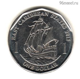 Восточно-Карибские государства 1 доллар 2015