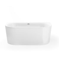 Пристенная акриловая ванна Jacuzzi Dalma 155х80 схема 1