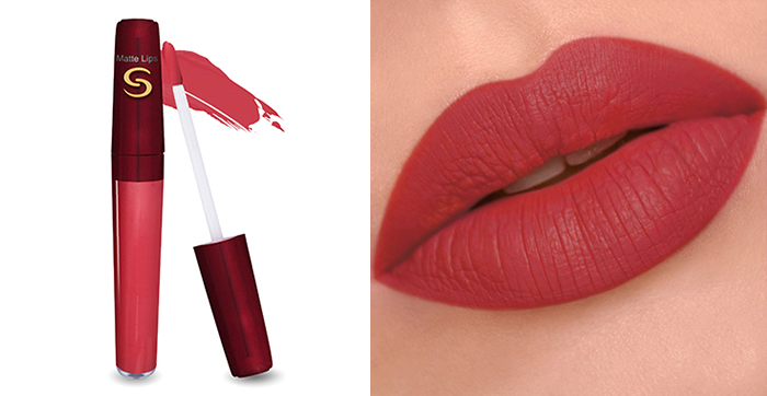 Жидкая помада Severina "MATTE lips" Серии <<Severina Visage>> Красный 3 шт. в уп. арт. 4/326