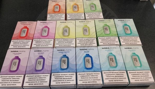 ЭЛЕКТРОННАЯ СИГАРЕТА INSTABAR BY PLONQ 5000 ЗАТЯЖЕК (ПЛОНГ ИНСТАБАР)