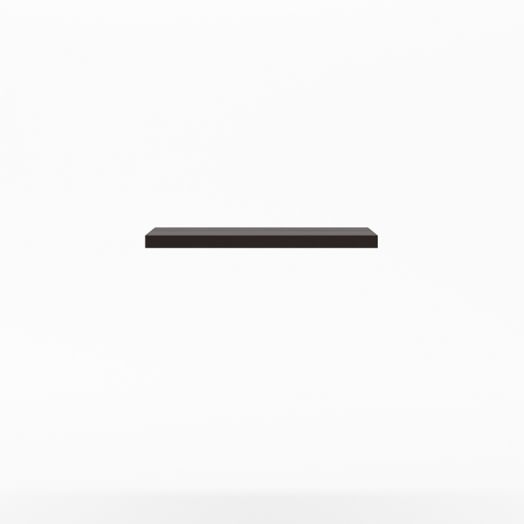 Полка настенная Astrid 600 (Чёрное дерево)