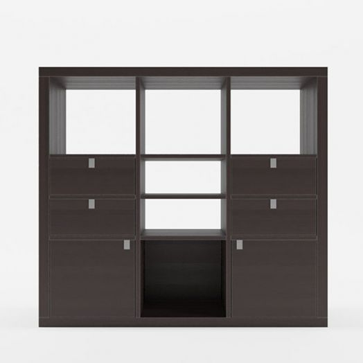 Комплект задних стенок (3шт.) WALL (Чёрное дерево)