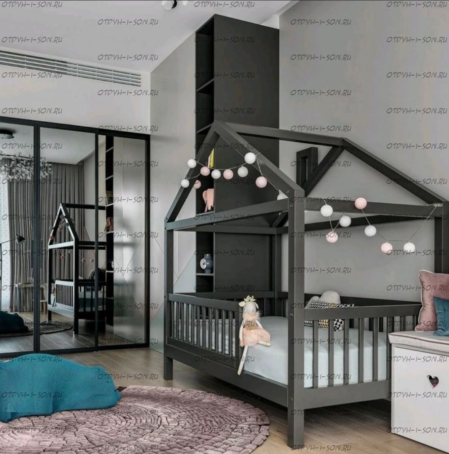 Кровать-домик Молли Simple №21, любые размеры