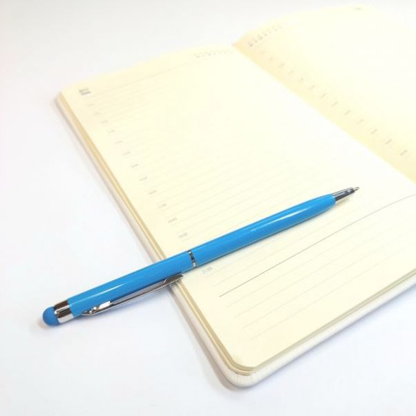 Голубые ручки со стилусом TouchWriter
