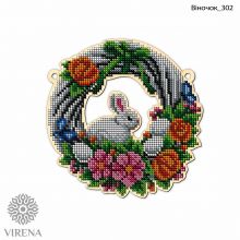 ВЕНОЧЕК_302 Virena. Набор для вышивки бисером. ТОЧНАЯ КОПИЯ