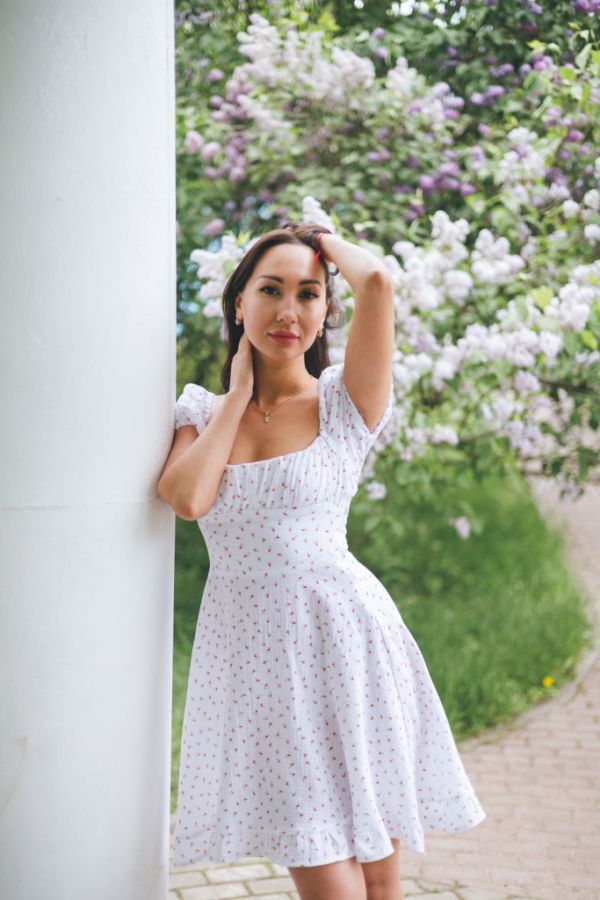 Платье Tenere из муслина в цветочек