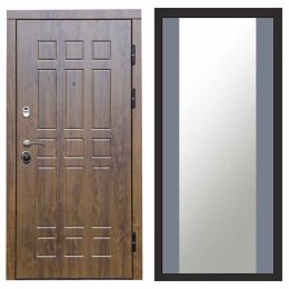 Входная дверь Termo-door Афина Дуб Зеркало Грей Софт