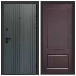 Входная дверь Termo-door Твист Грей BLACK Марсель Шоколад