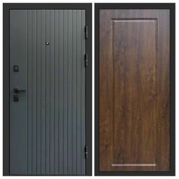 Входная дверь Termo-door Твист Грей BLACK Гранд Дуб