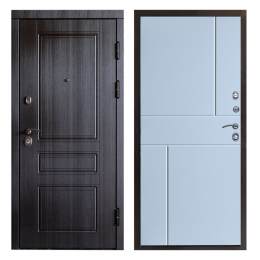 Входная дверь Termo-door  Орегон венге Горизонт белый