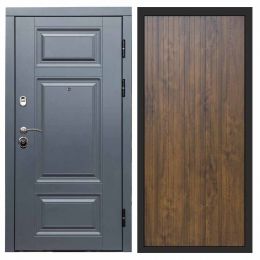 Входная дверь Termo-door Премиум Grey FLAT Дуб