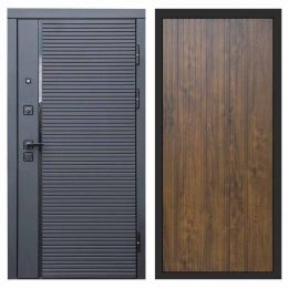Входная дверь Termo-door Black line FLAT Дуб