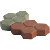 Тротуарная плитка Квадрат "Соты"