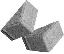 Брусчатка "Ромб половинка" вибропрессованная