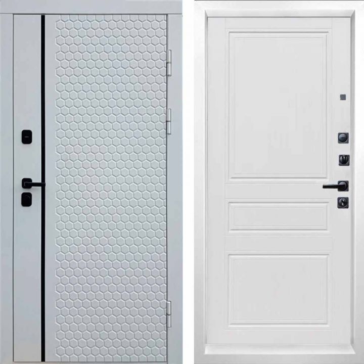 Входная дверь Termo-door SIMPLE WHITE Классик Белое дерево