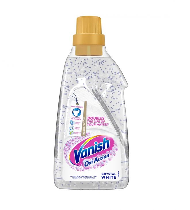 Vanish Multi Power Crystal White 750 мл  Пятновыводитель для белого белья