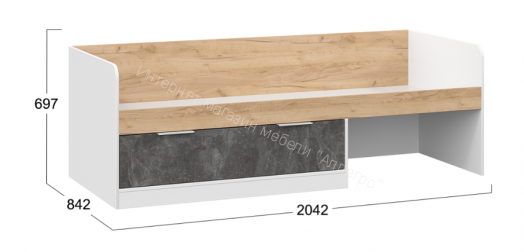 Кровать комбинированная "Чарли" Тип 1-400.006.000