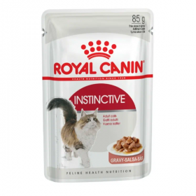 Влажный корм для кошек Royal Canin Instinctive кусочки в соусе 85 гр