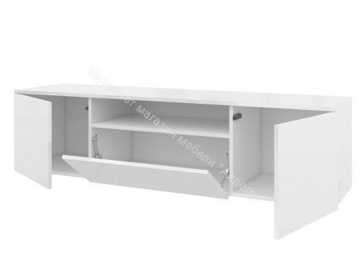 Тумба ТВ Исп.4 ПМ-311.12 (Белый глянец)