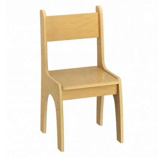 РСН-011-01 Стул детский "Растишка" регулируемый, Фанера/Массив (цвет Лак)