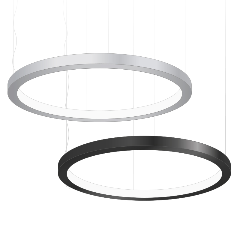 Кольцевой LED-светильник RING-IN 400x400x50 30Вт (IP40/IP20, 4000К,белый, подвесной)