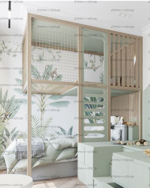 Кровать двухъярусная, Кровать-домик Fantasy Sky №10