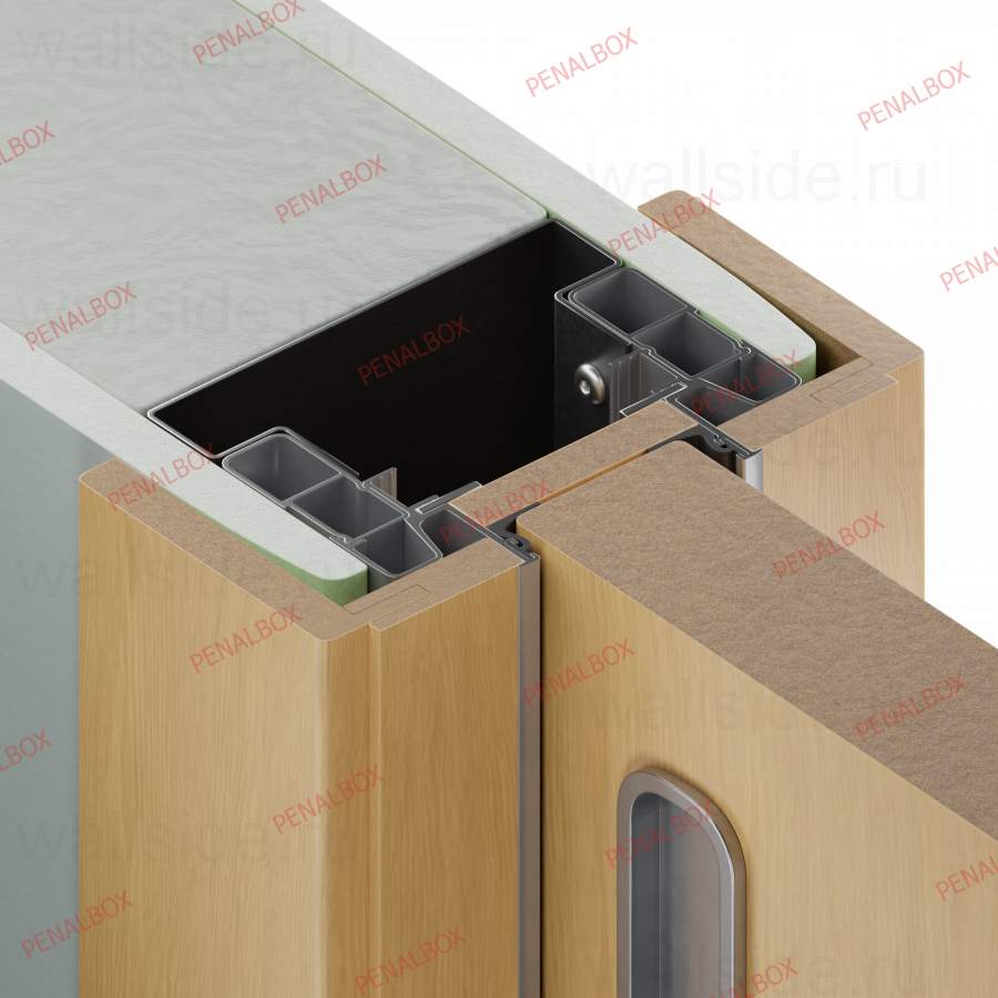 Пенал Penalbox Wood Double Lux высотой до 2400 мм