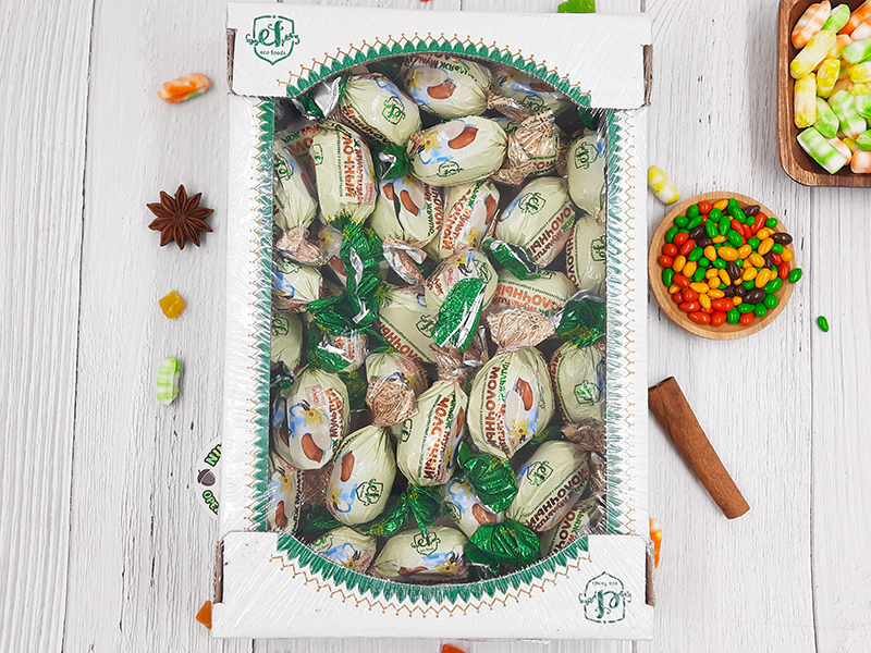 Конфеты "Грильяж мультизлак молочный" глазированные