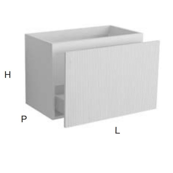 Изображение База для мебельного комплекта с большим ящиком Antonio Lupi Binario 03