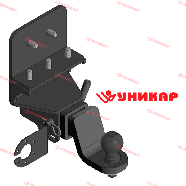 Фаркоп "Уникар" Toyota Land Cruiser 300