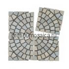 PAV-103 сланец. Брусчатка серия PAVING,  размер, мм: 500x500x10~15 (NS Mosaic)